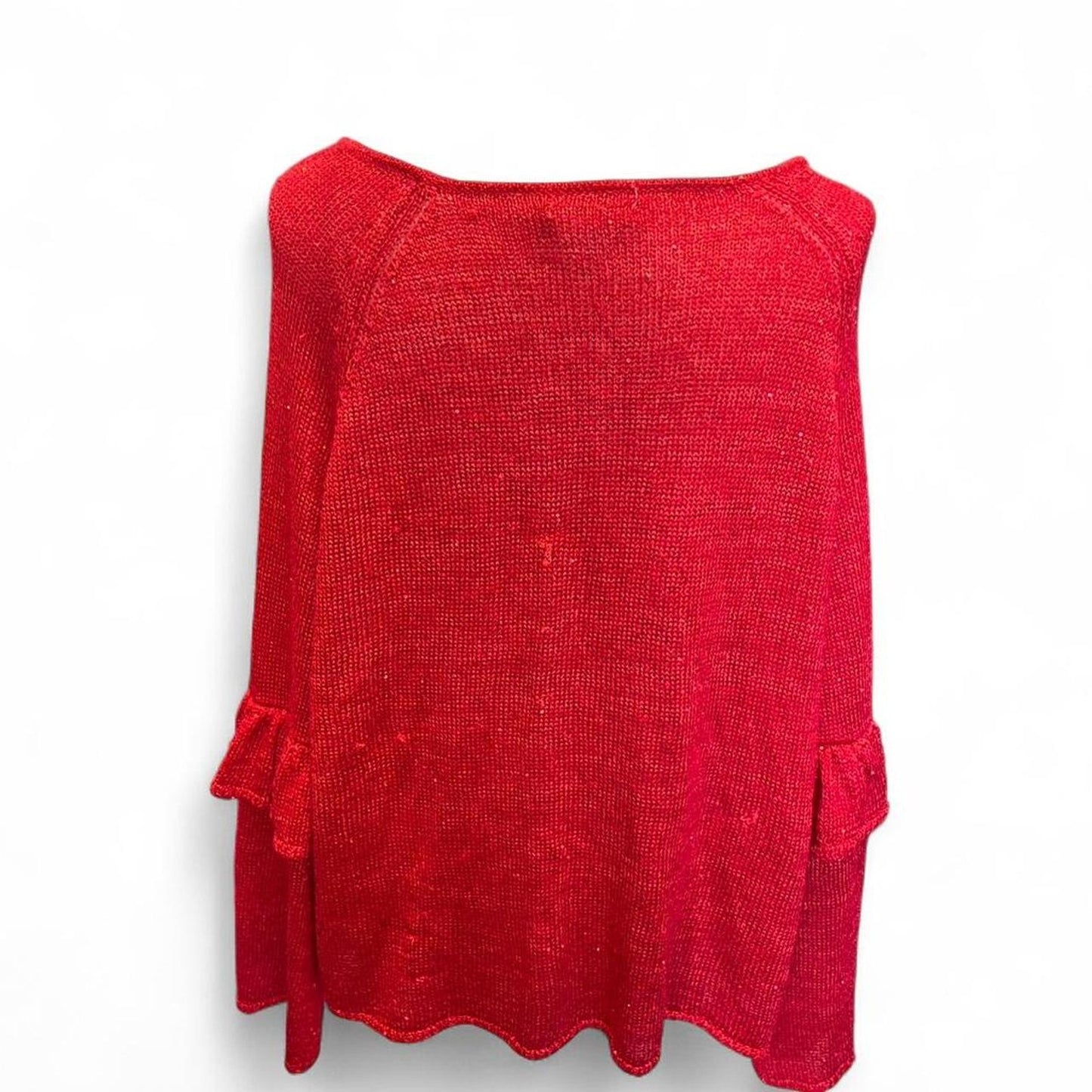 Red long sleeve top shirt