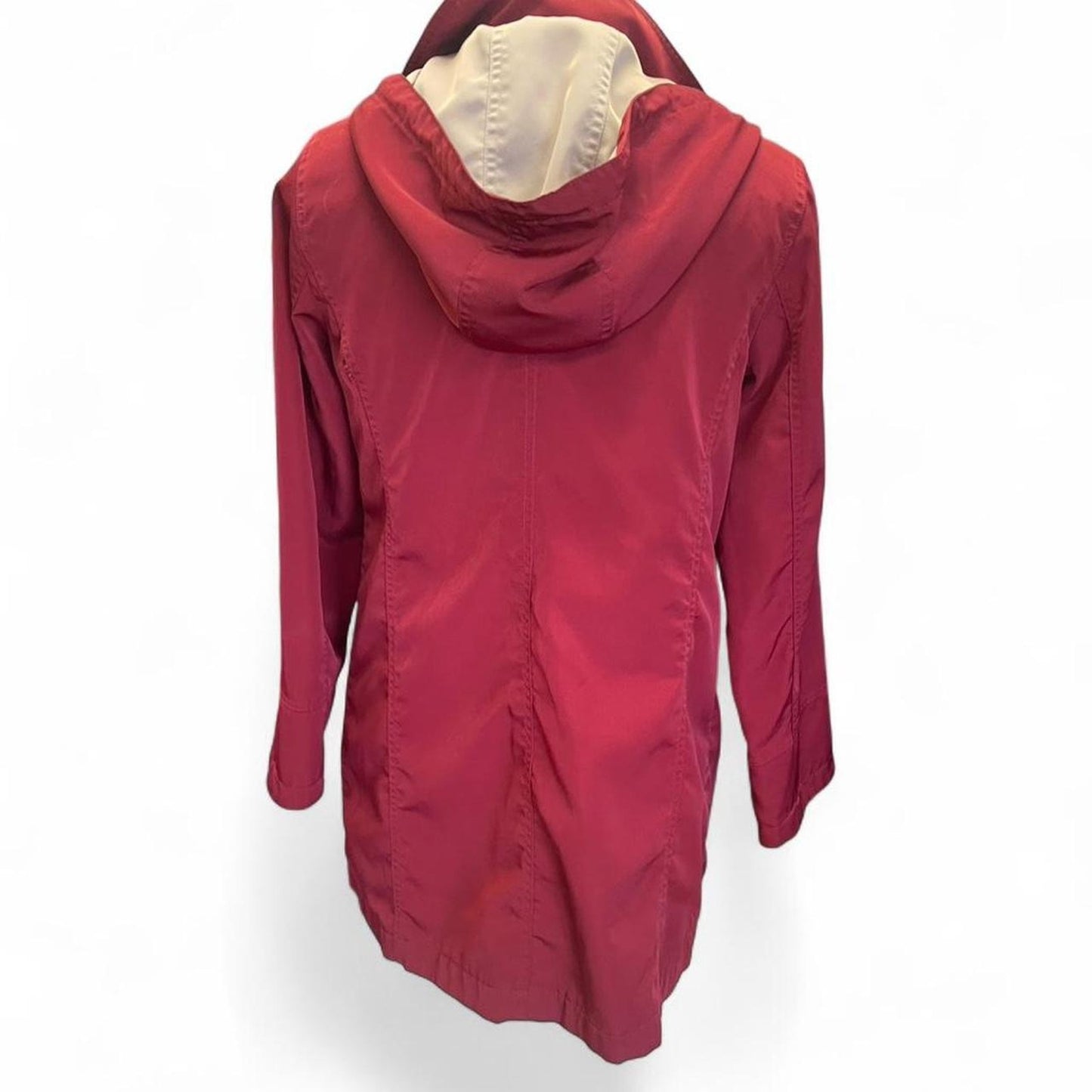 Fleet street burgundy raincoat with