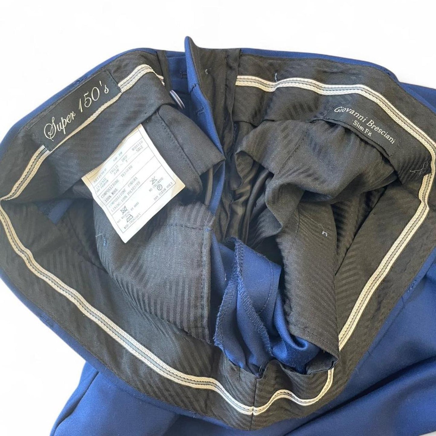 Navy blue suit jacket