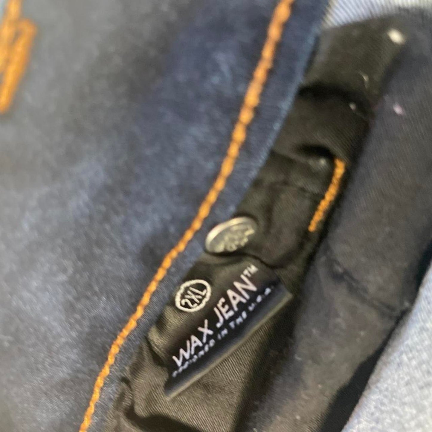 Wax jean navy blue denim