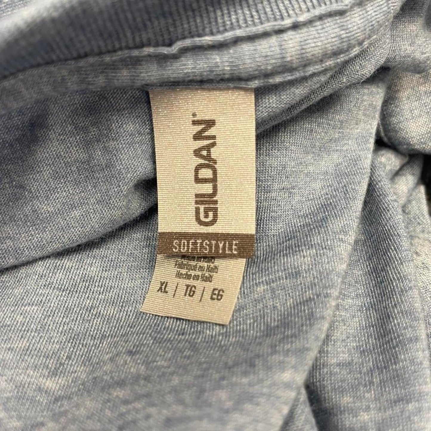Gildan blue longline tee