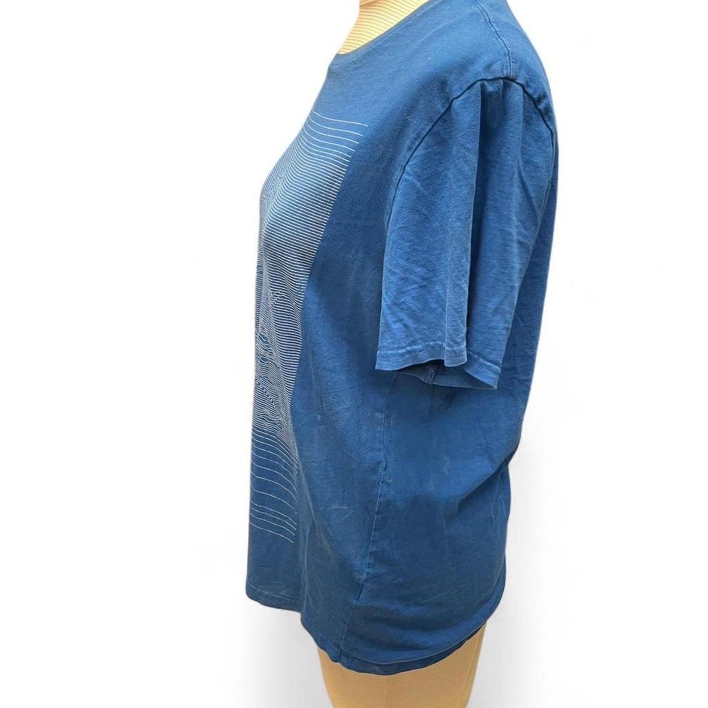 Express blue graphic tee size
