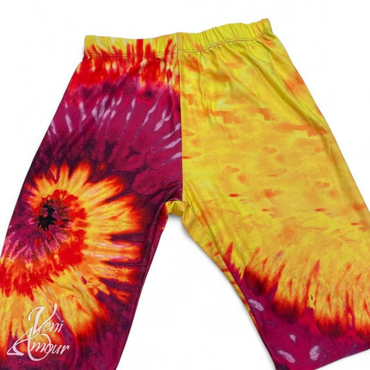 Ven amour tie dye shorts