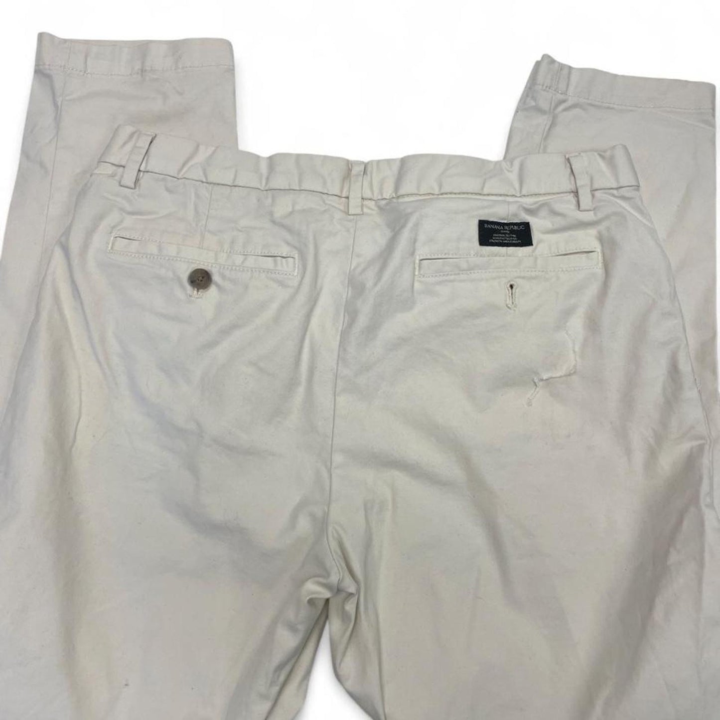 Banana republic cream chino pants