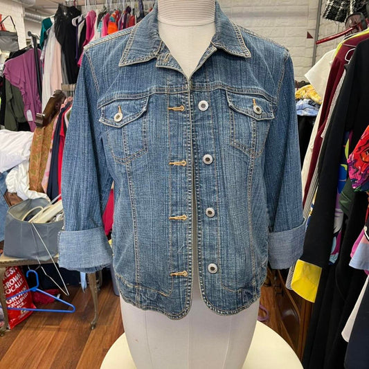 Coltwater creek blue denim jacket