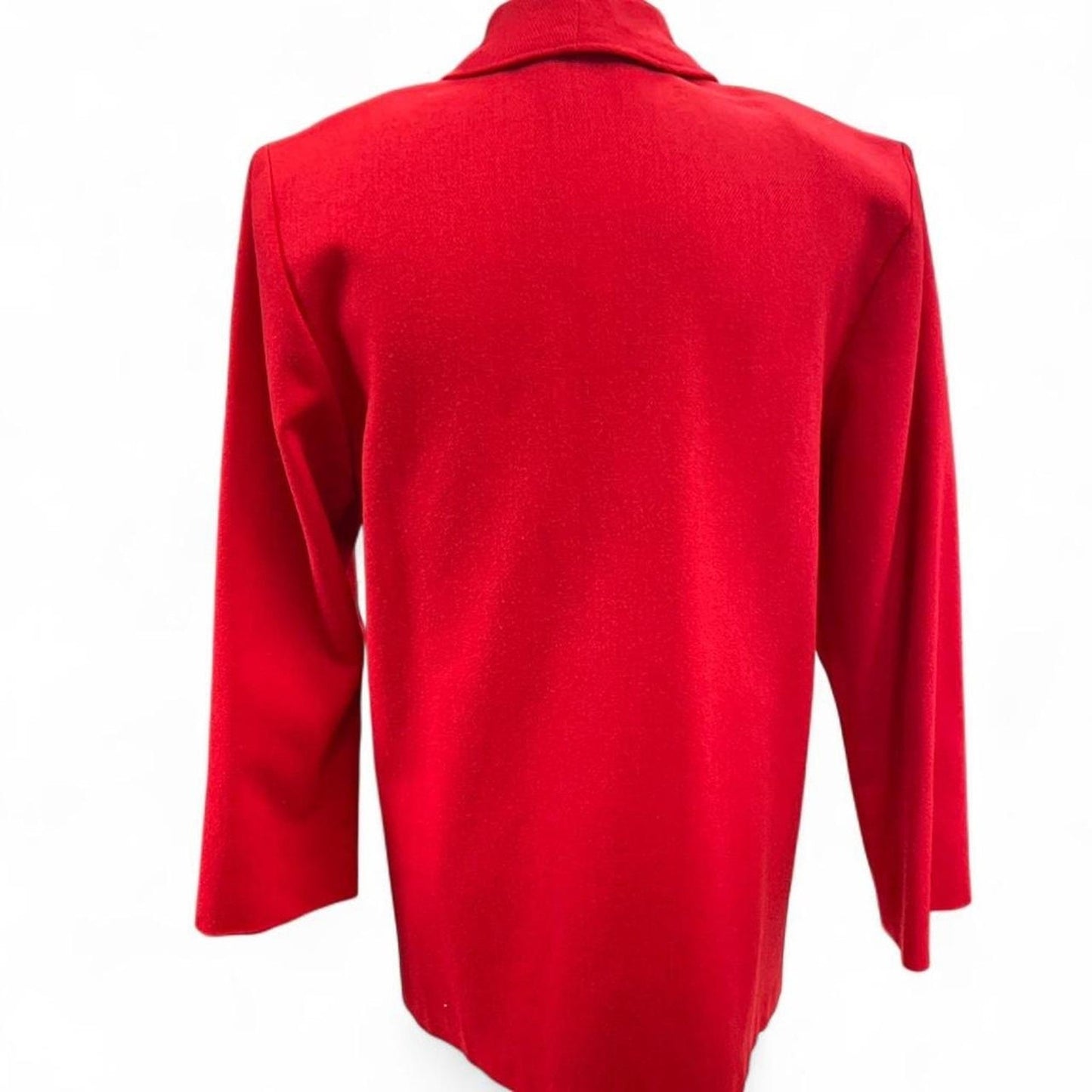 Red blazer with 34 sleeves