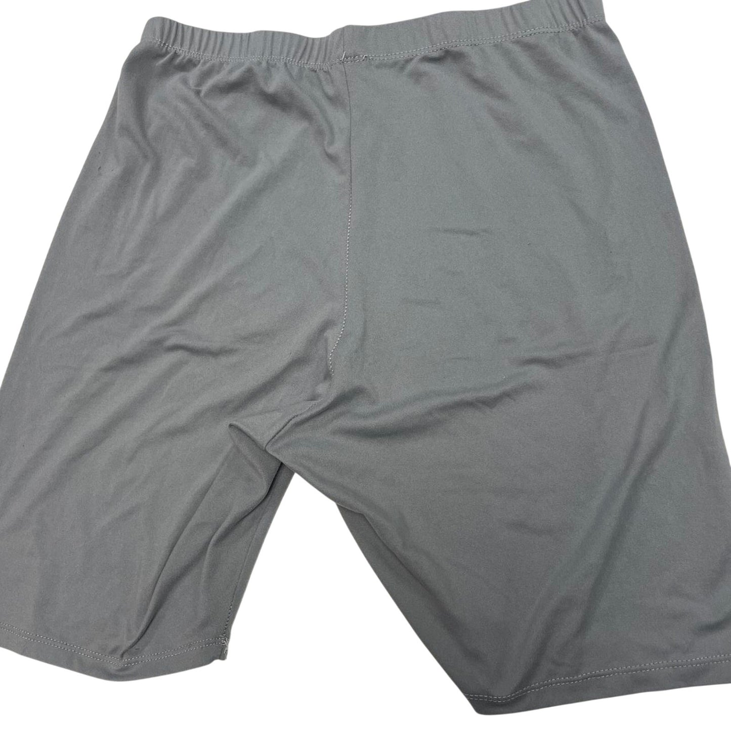 Grey athletic shorts