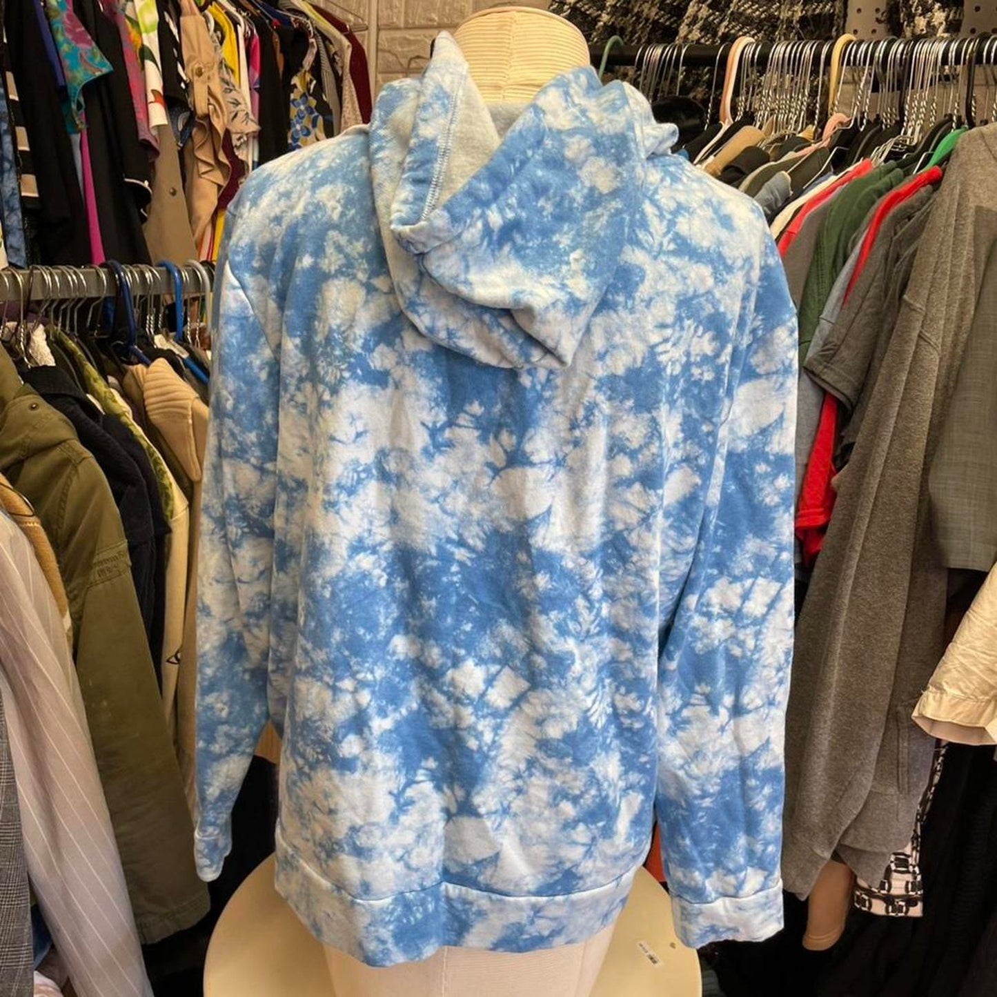 Target blue tie dye hoodie