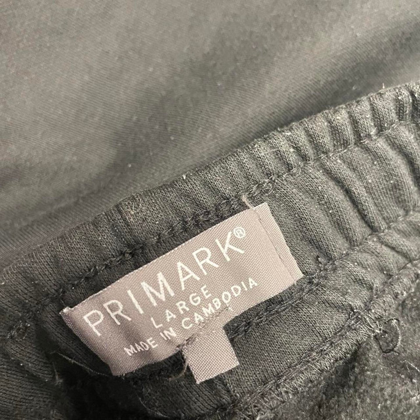 Primark black sweatpants with drawstring