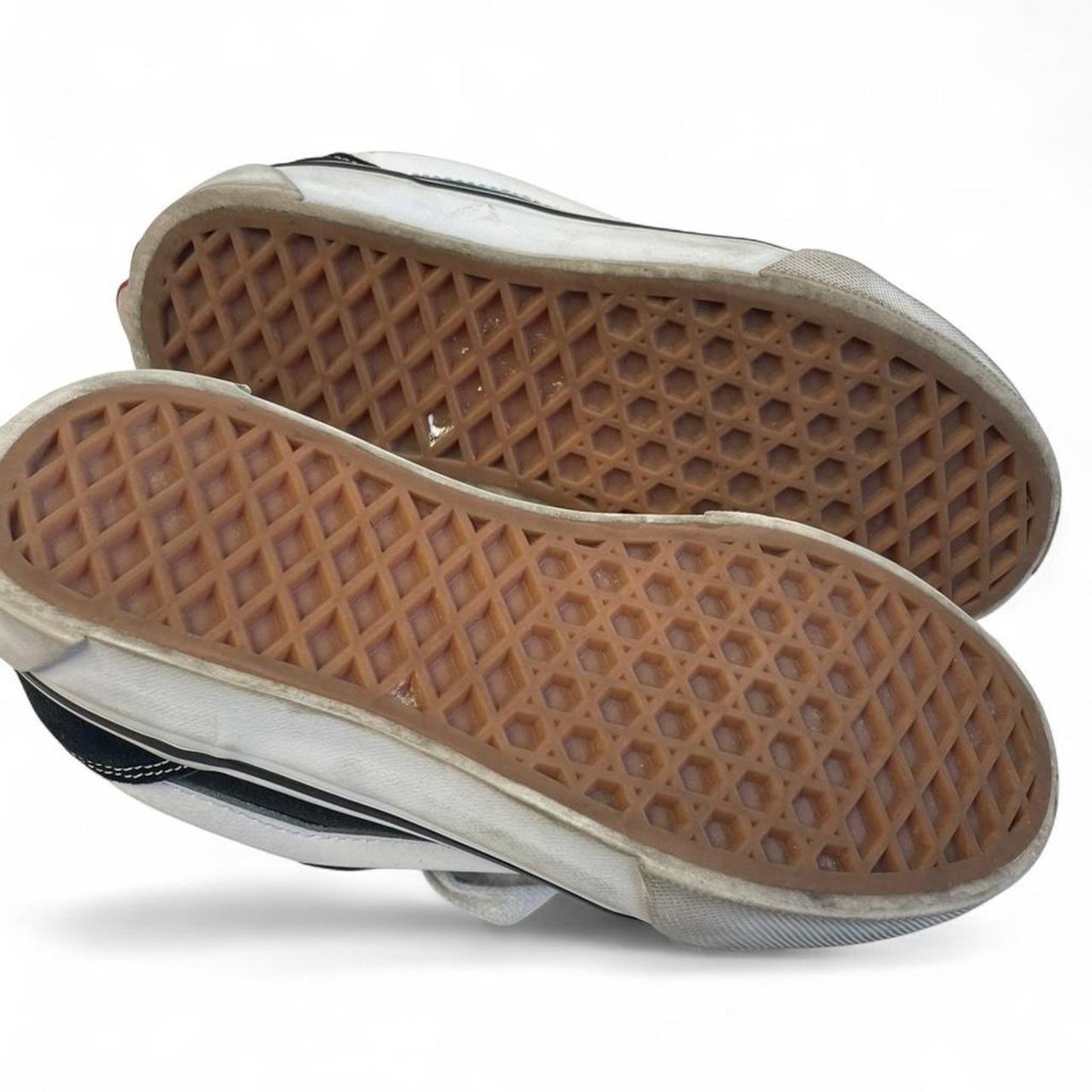 Vans black and white skateboarding