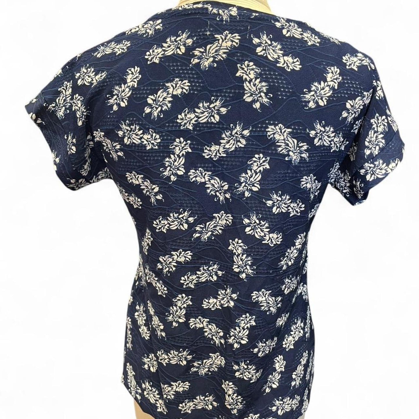 Bossini navy blue floral print