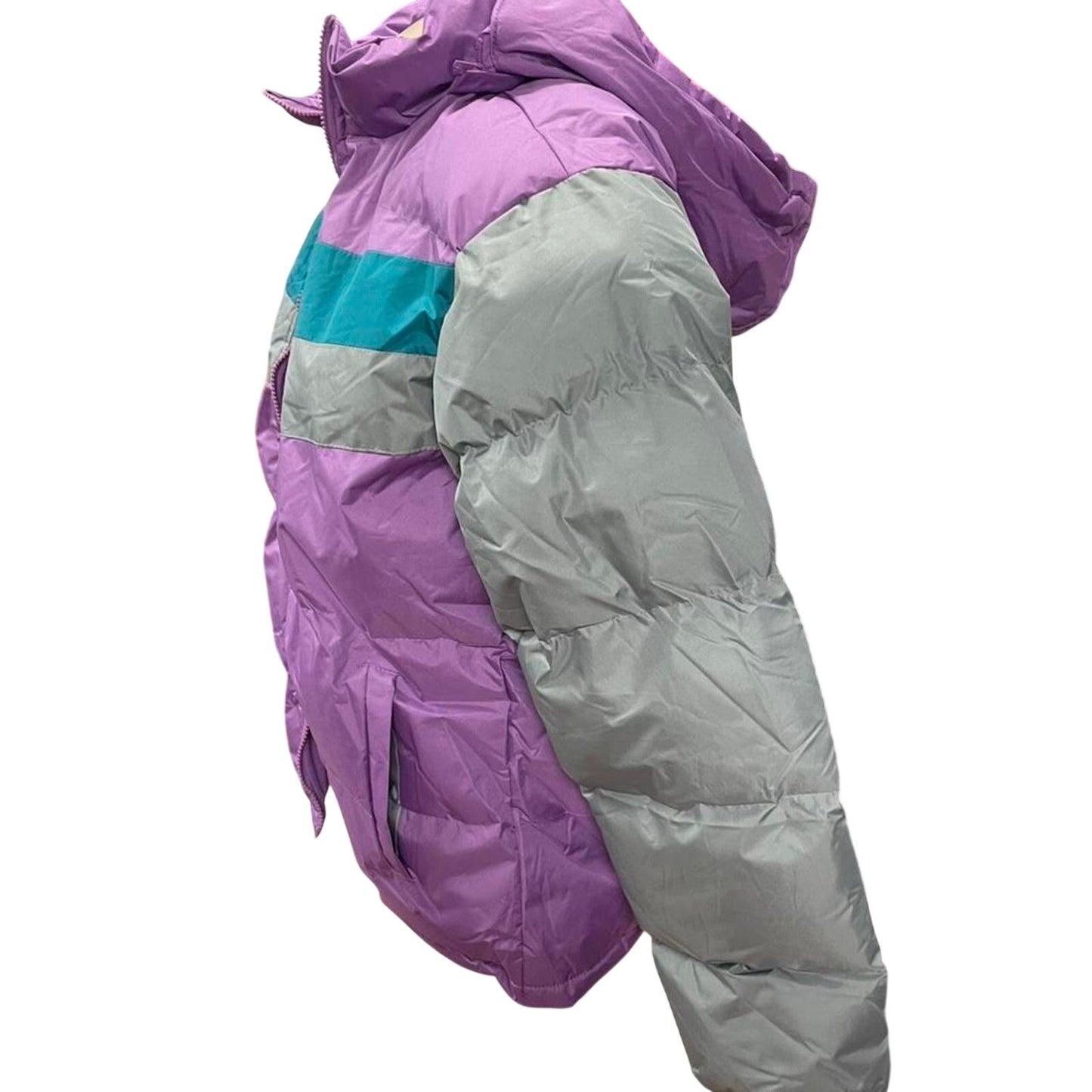 Operation warm purple puffer jacket