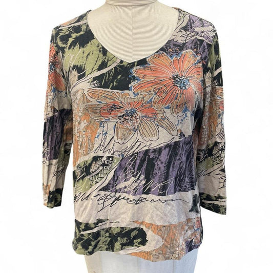 American version apparel floral print
