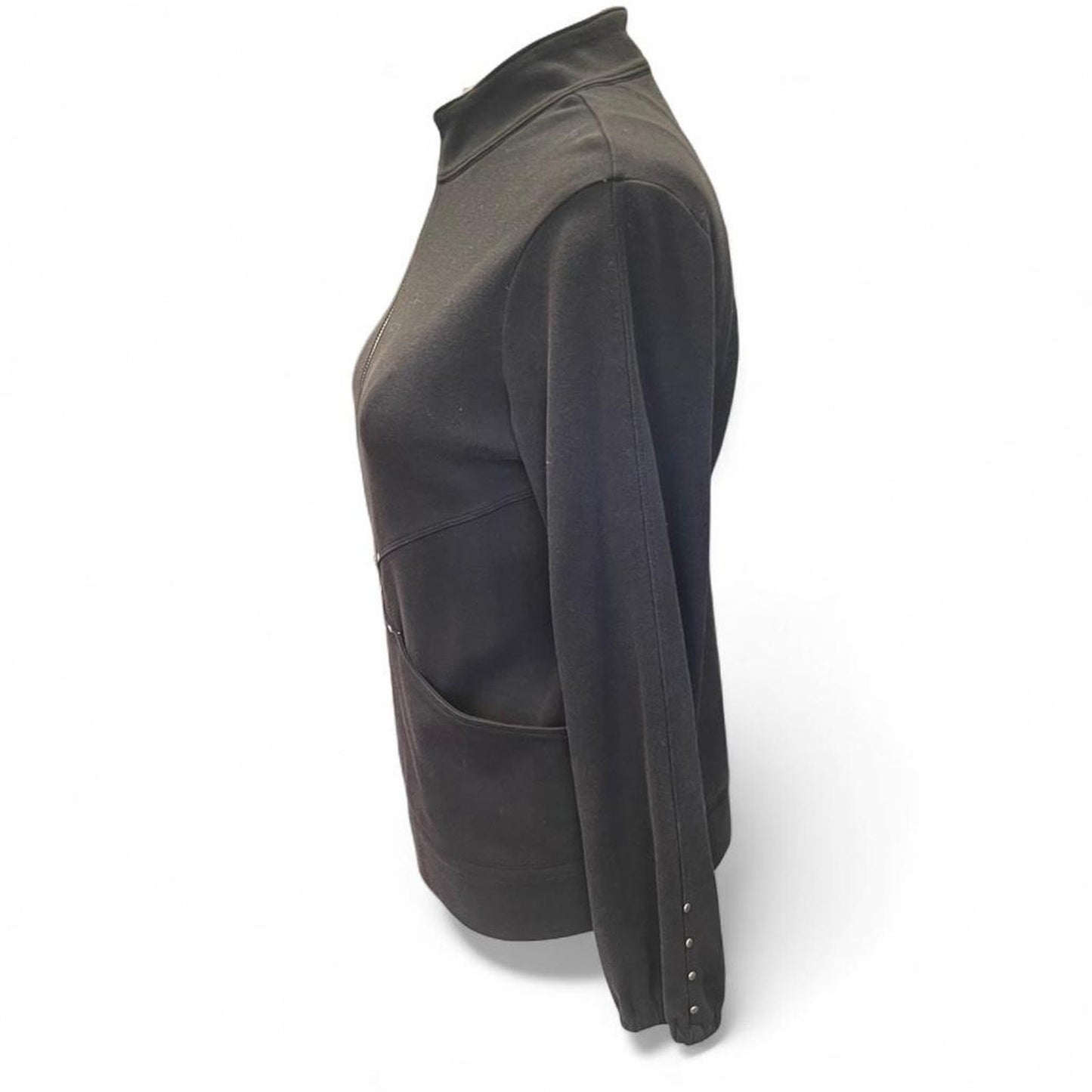 Joan vass black zip up