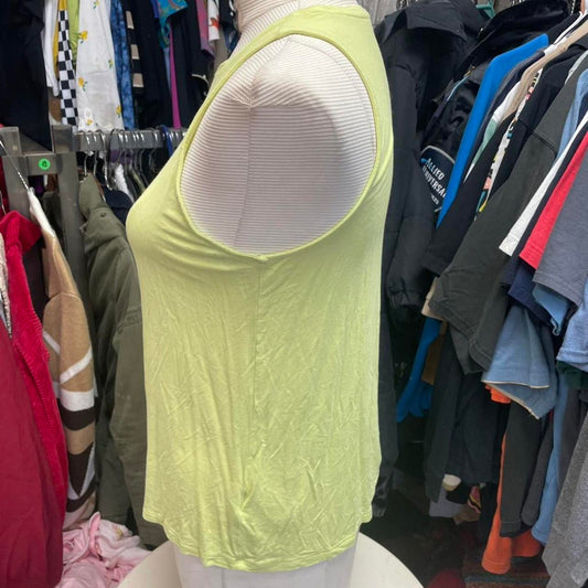 A new day green tank top