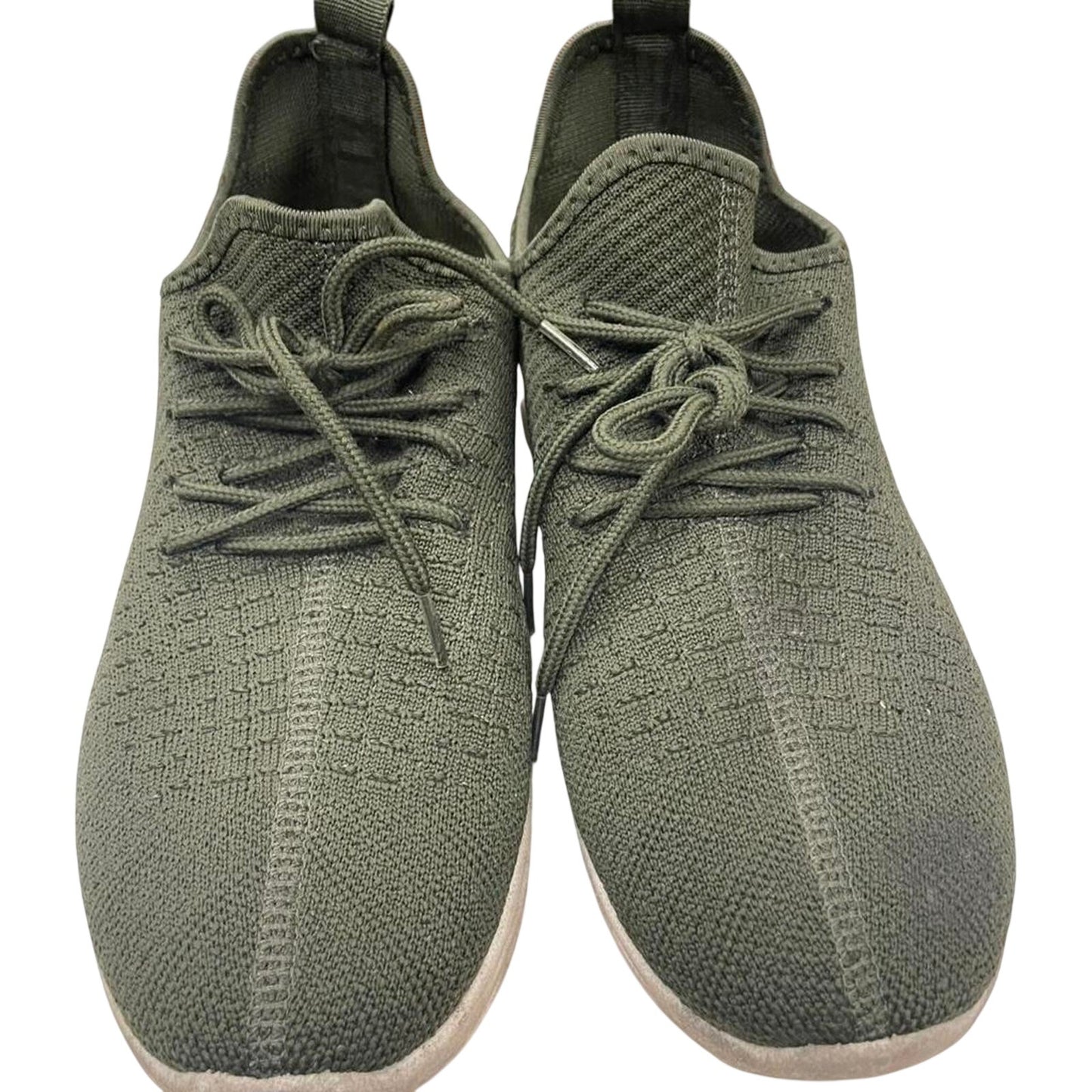 Green lace up shoes size
