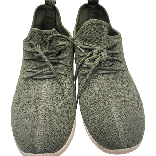Green lace up shoes size