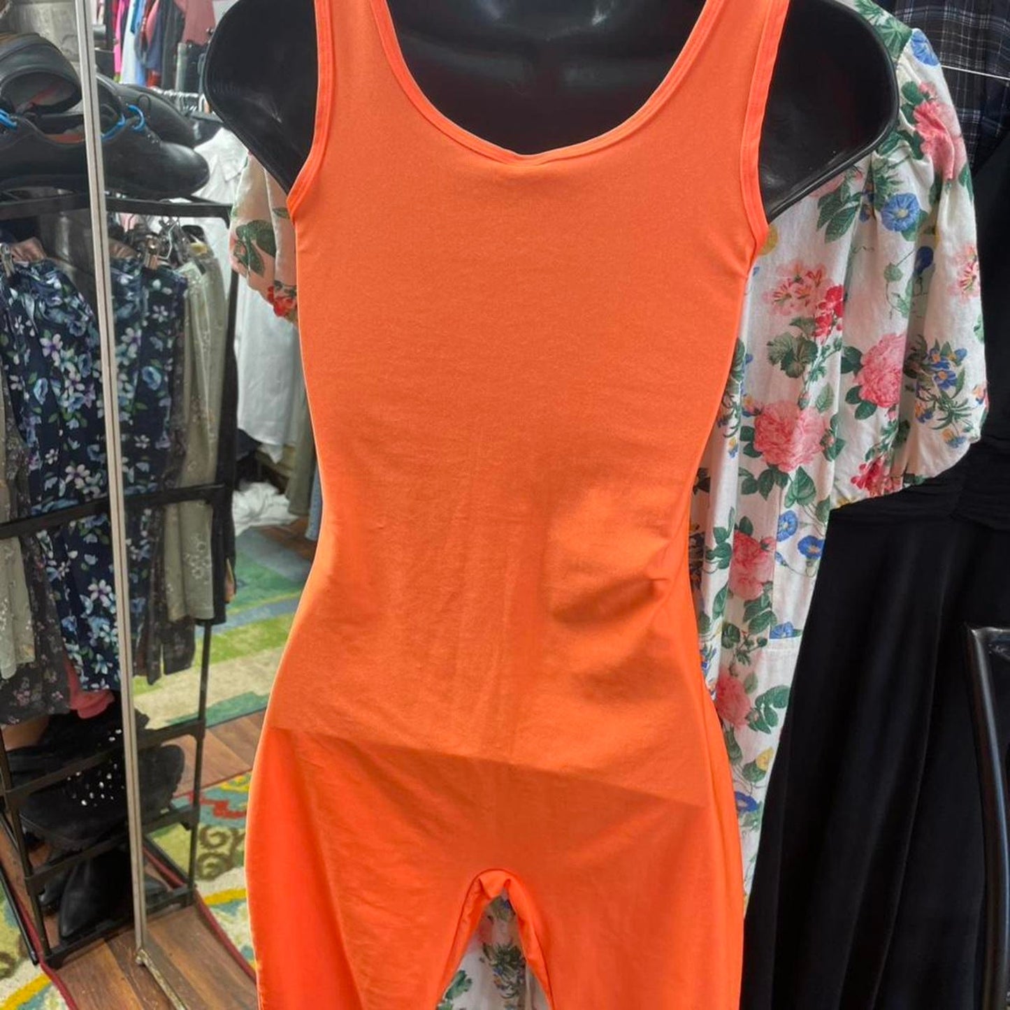 Orange bodysuit