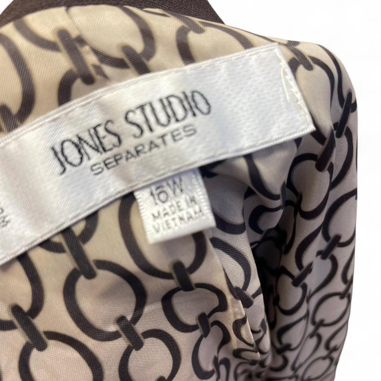 Brown longline coat with a
