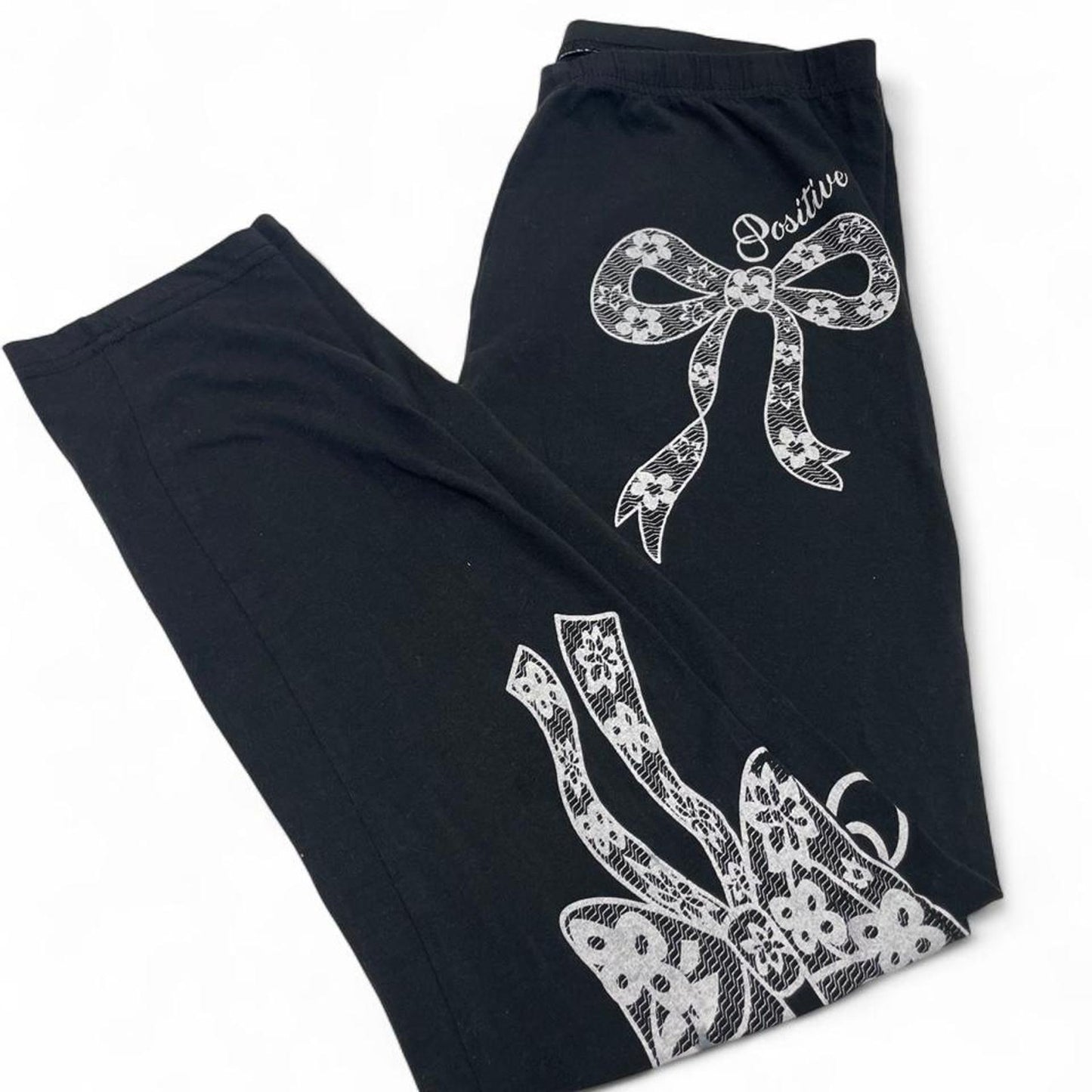 Black cotton spandex legging