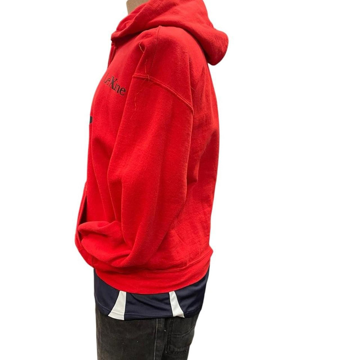 Red le xine hoodie