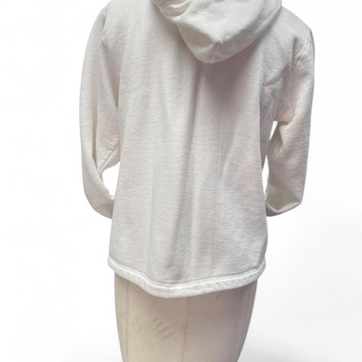 Hanes stay clean white zip