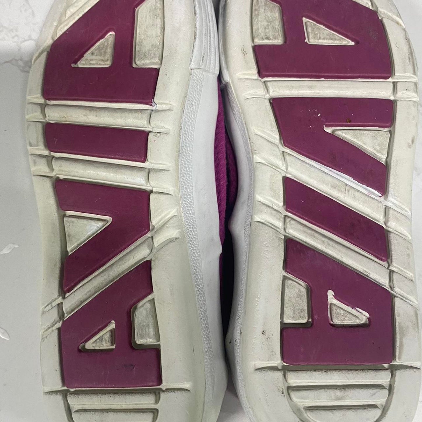 Kids purple canvas zip up sneakers
