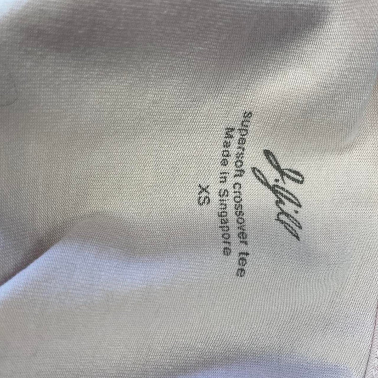 Ll bean pink crossover top