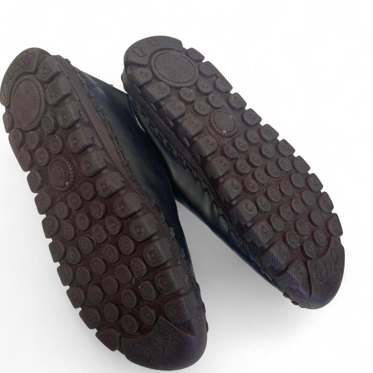 Black leather lace up shoes