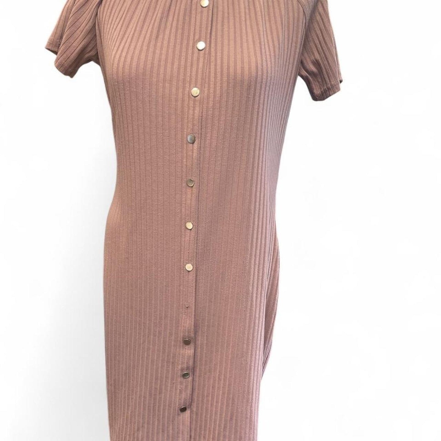 Ll bean pink ribbed knit