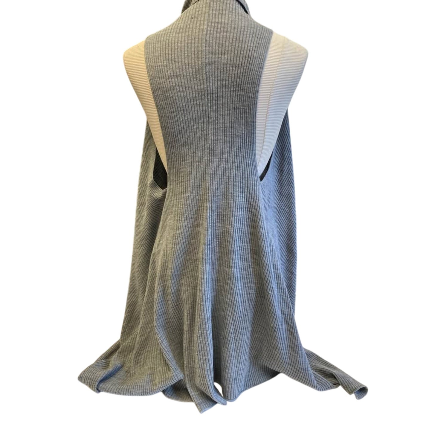 Grey throw over