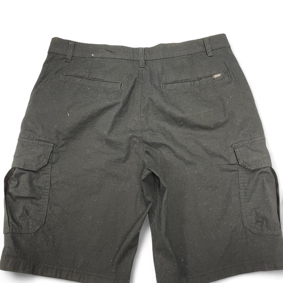 A.Dkny black cargo shorts size