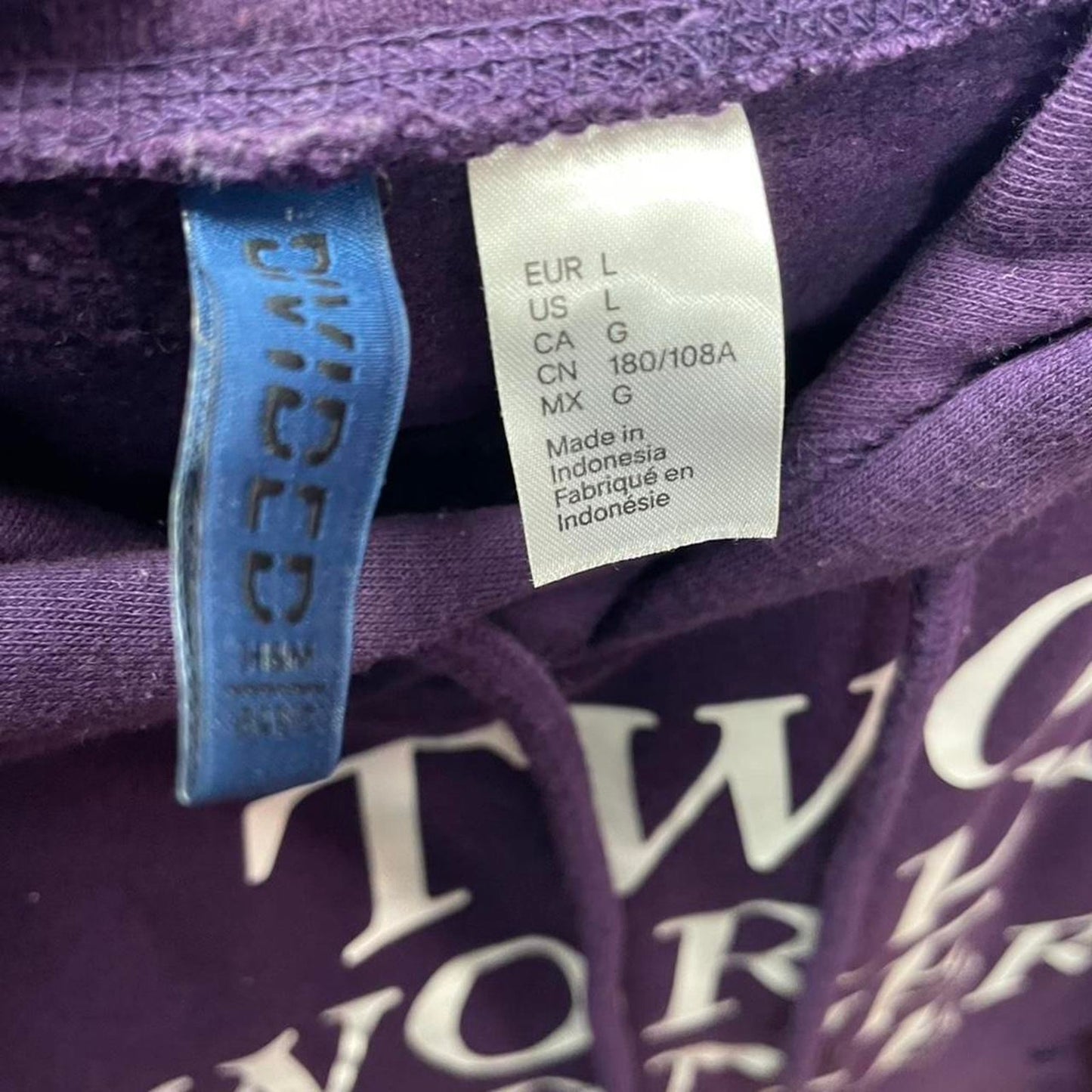 Hm purple hoodie