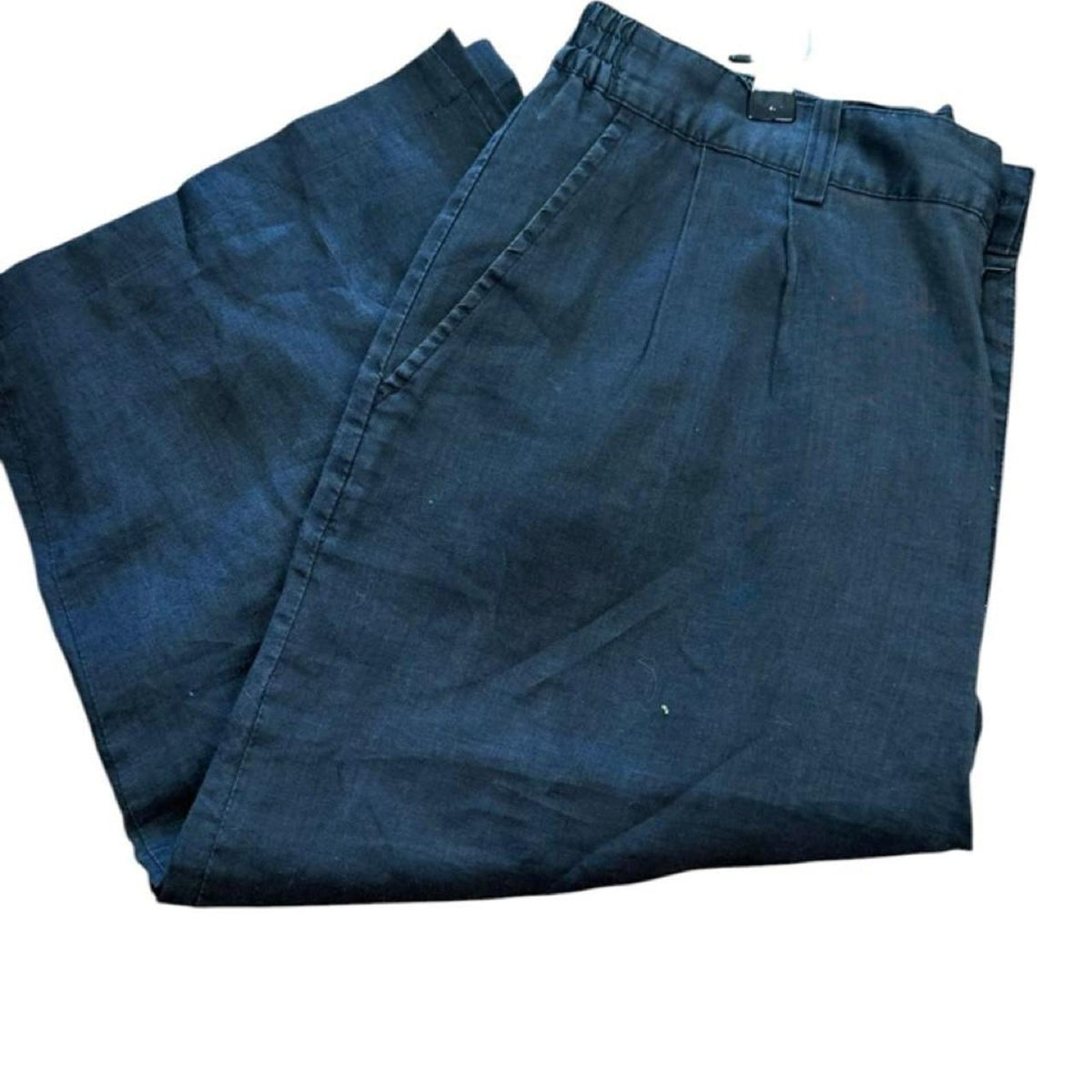 Black linen pants in a