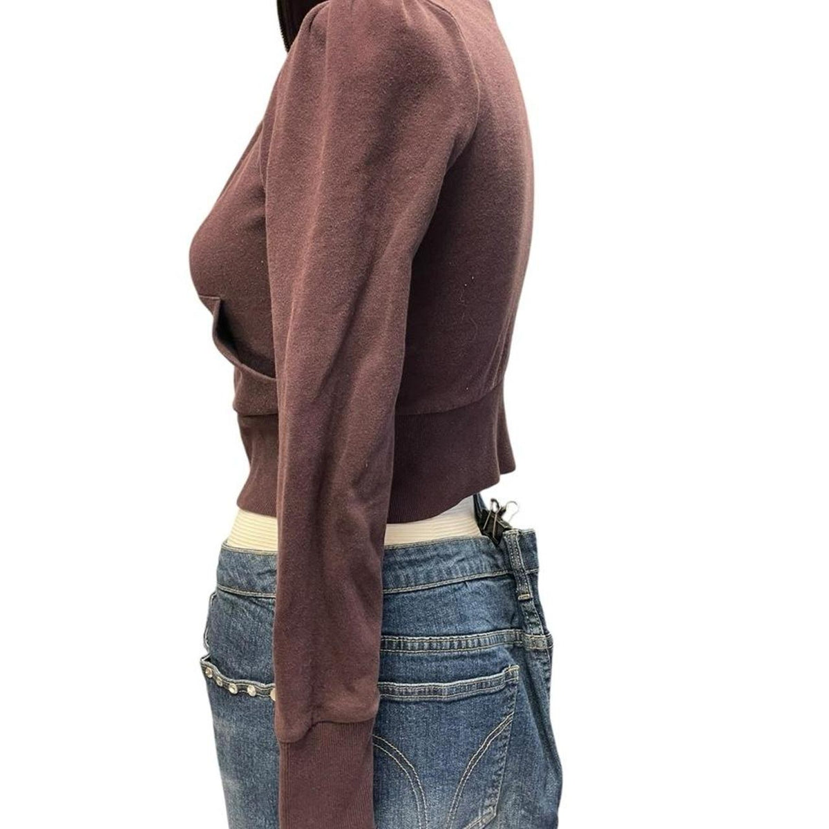 Old navy brown zip up