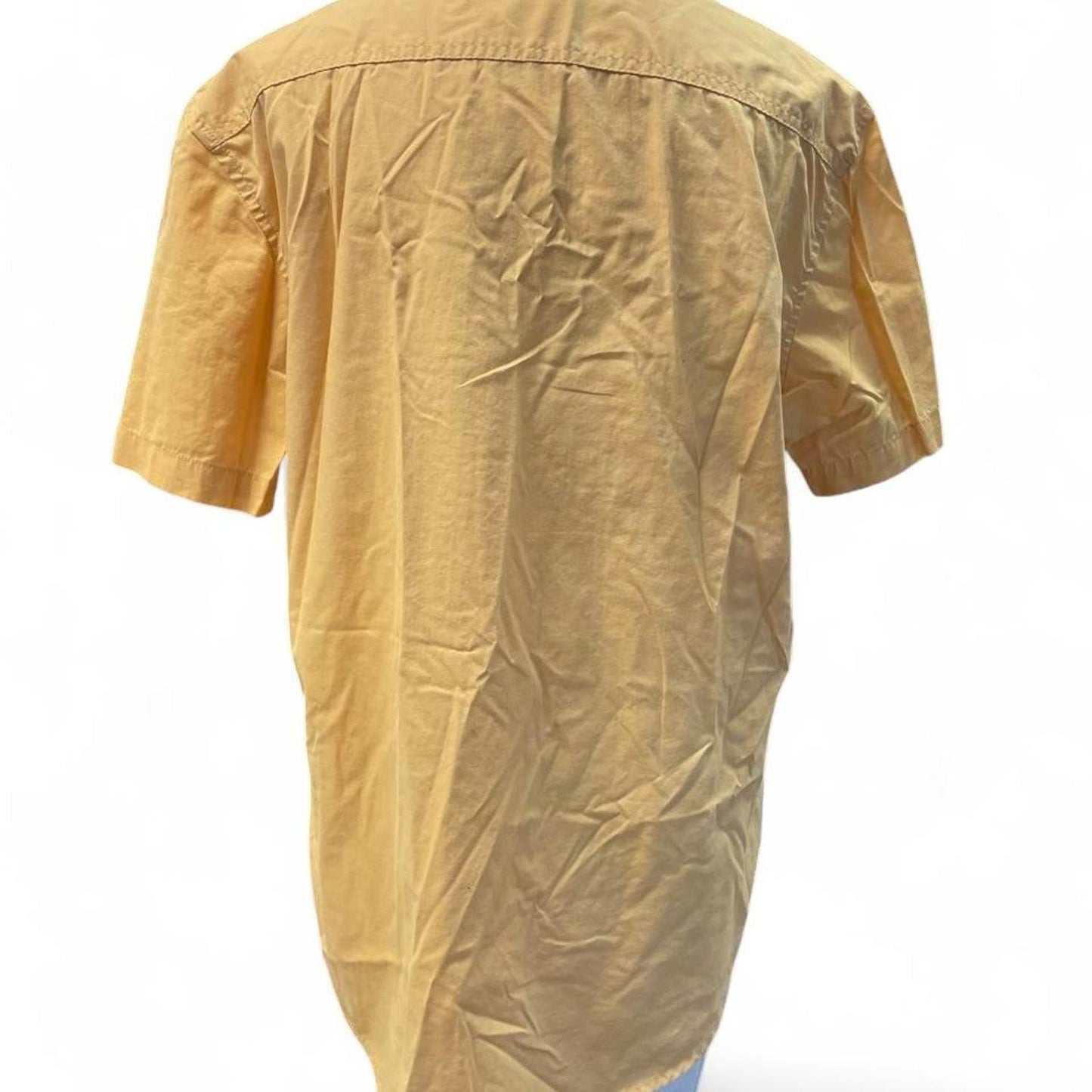 Yellow button up shirt