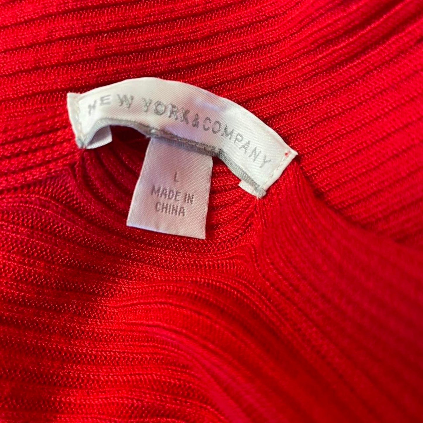 Red long sleeve cardigan