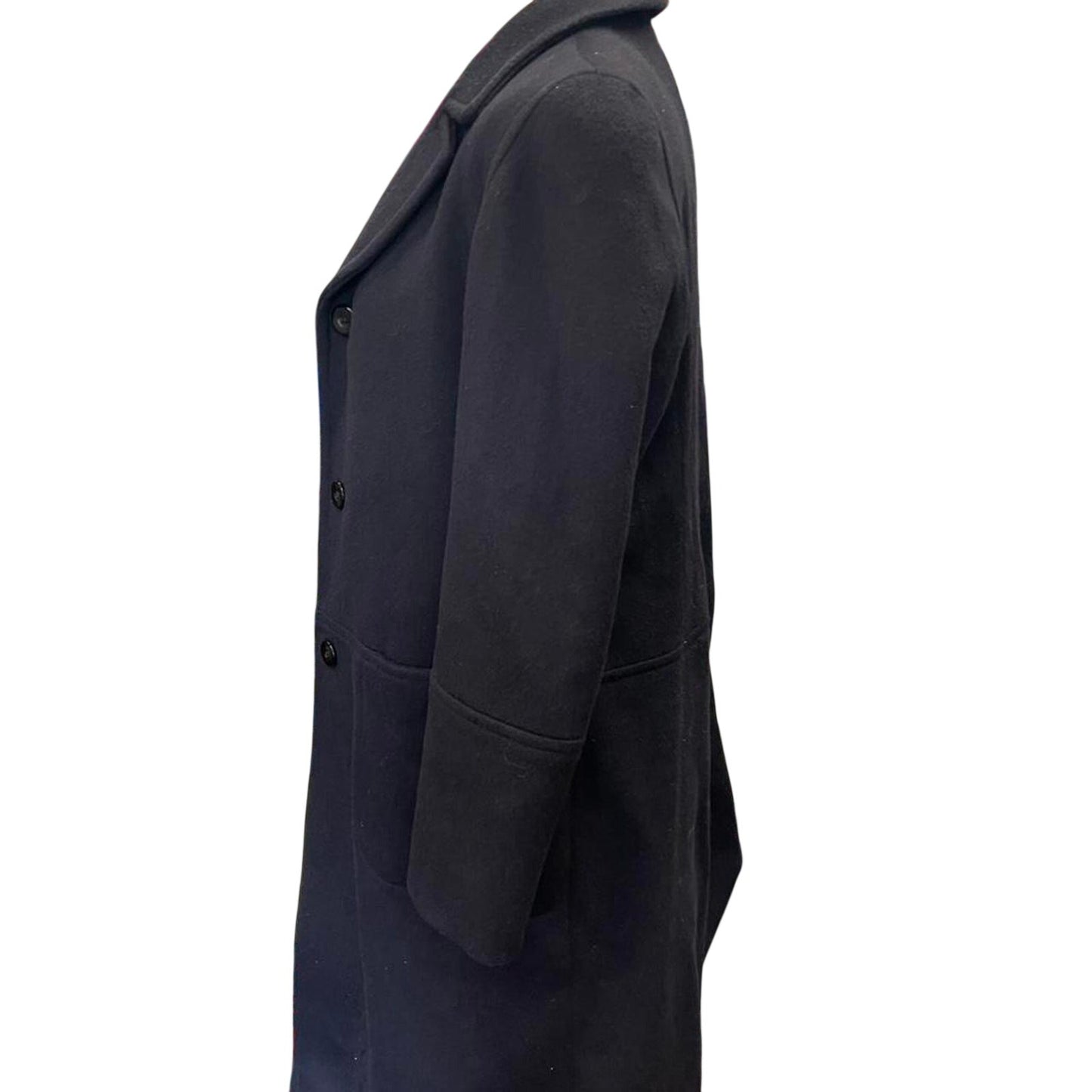 Navy blue longline blazer