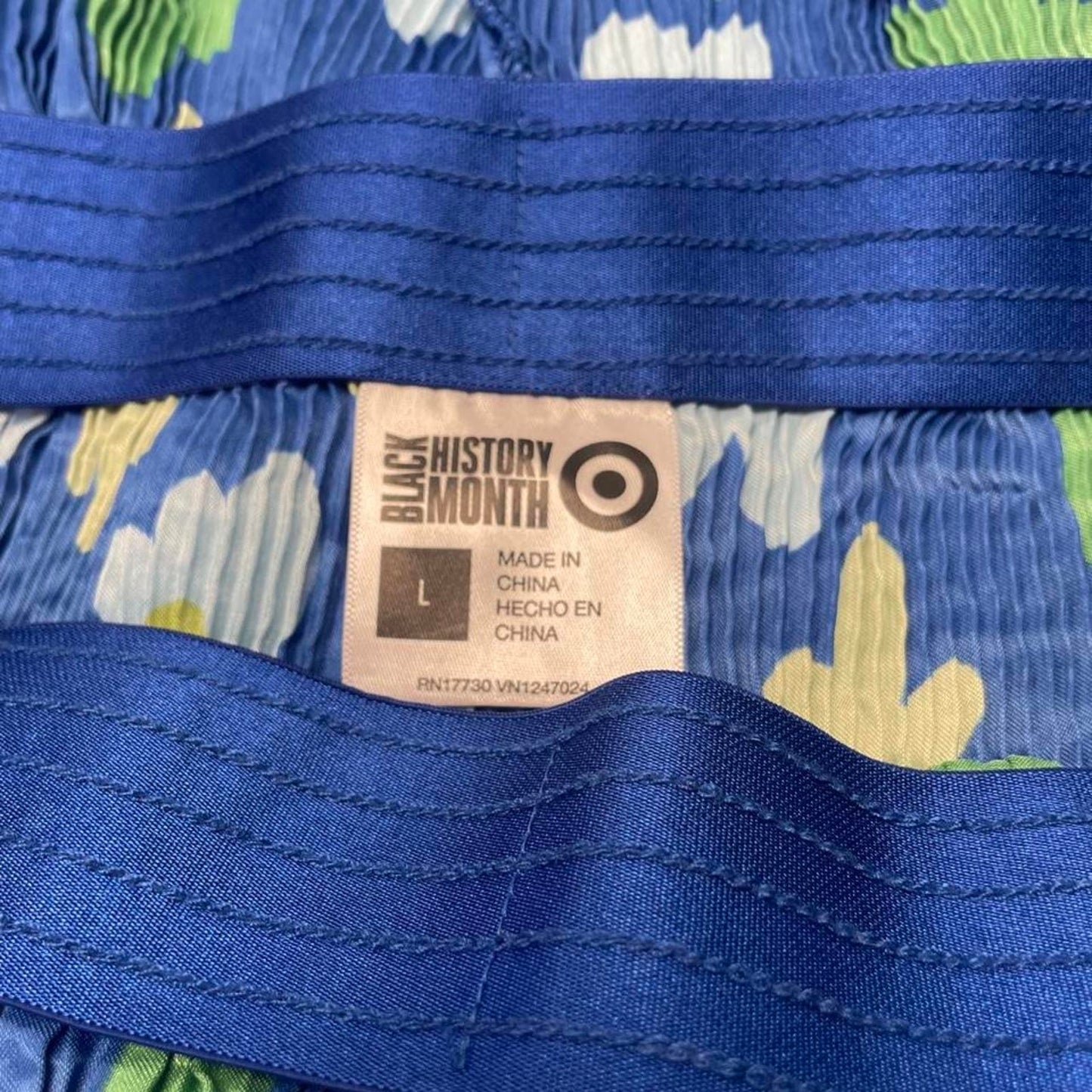 Target blue green and white