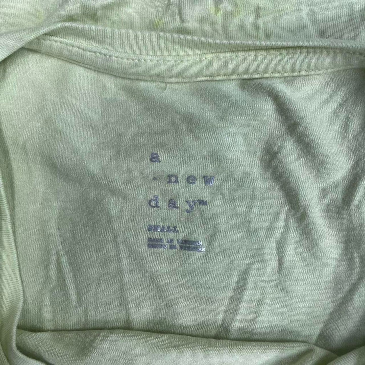 A new day green tank top