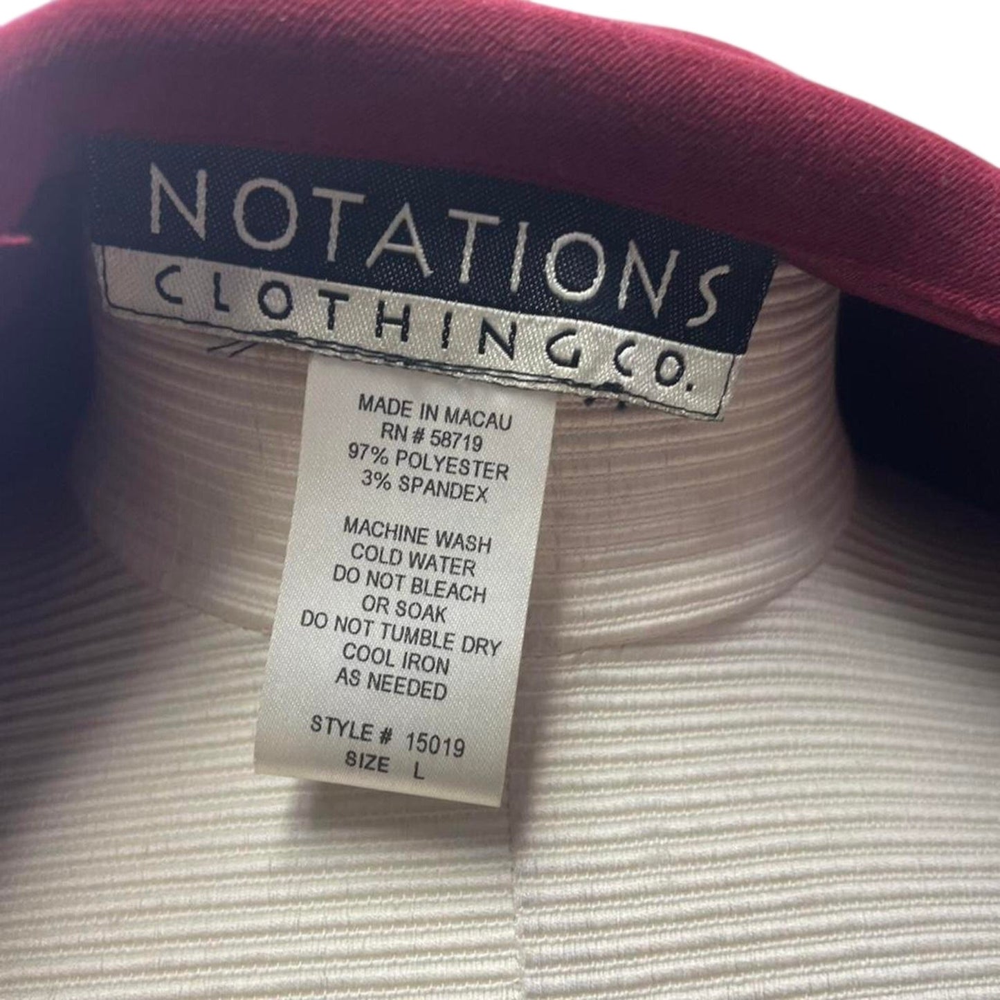 Burgundy button up blazer with