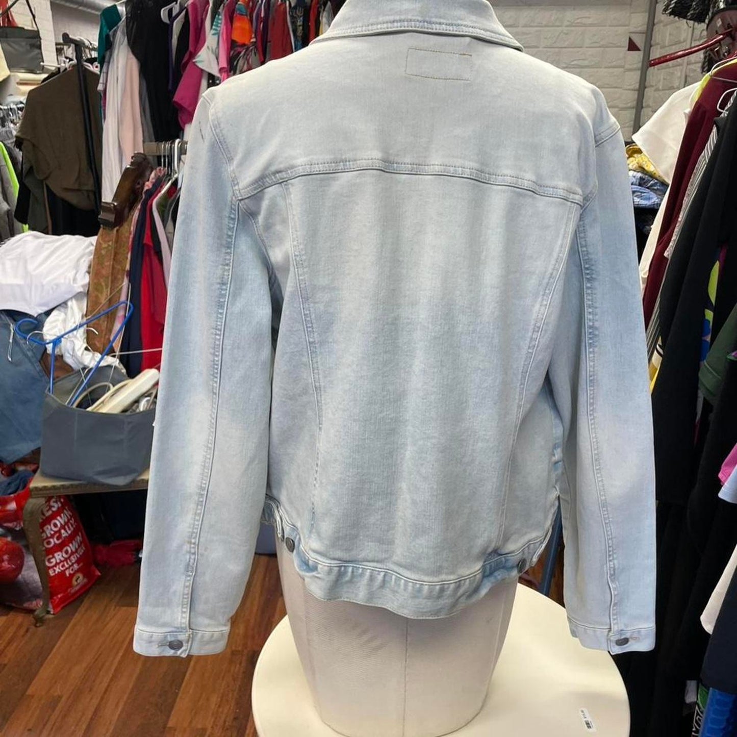 Light blue denim jacket with
