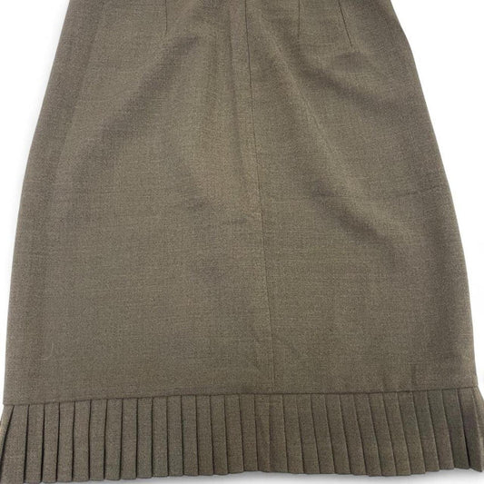 Alfani brown pleated polyester