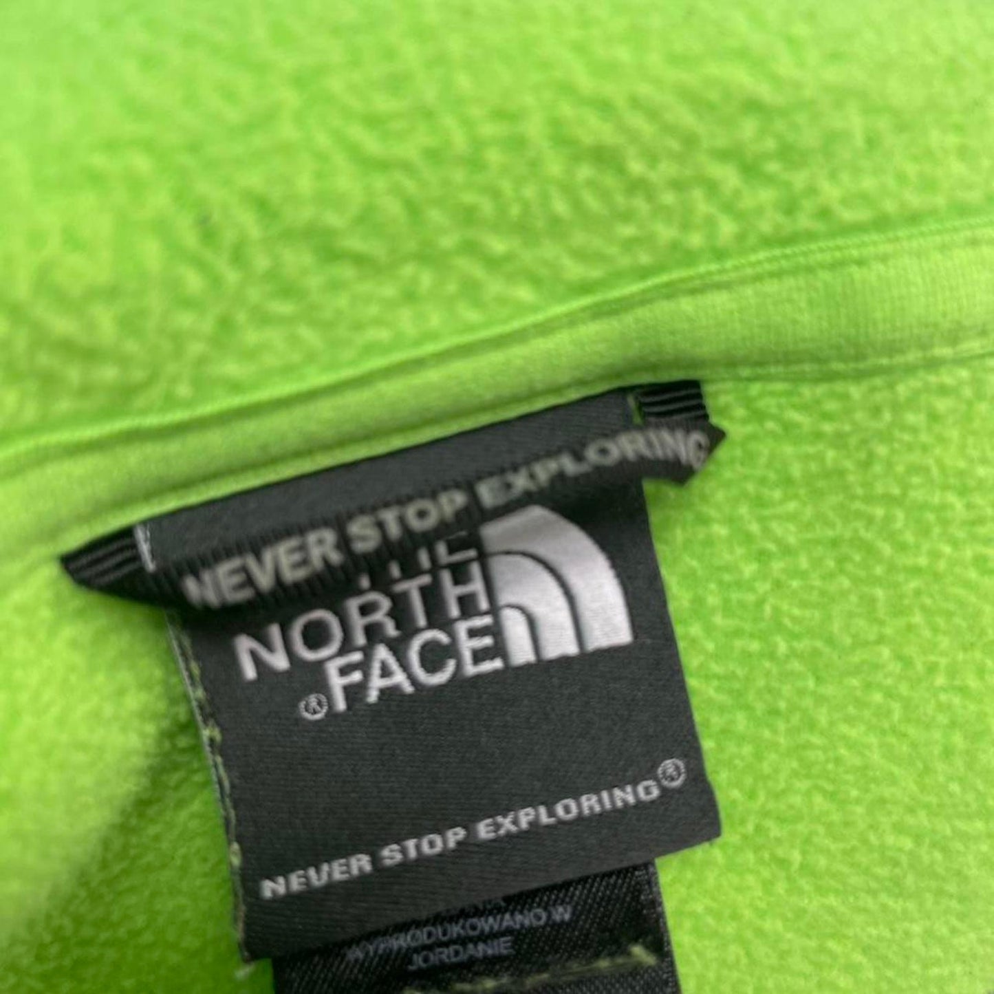 The north face green fleece