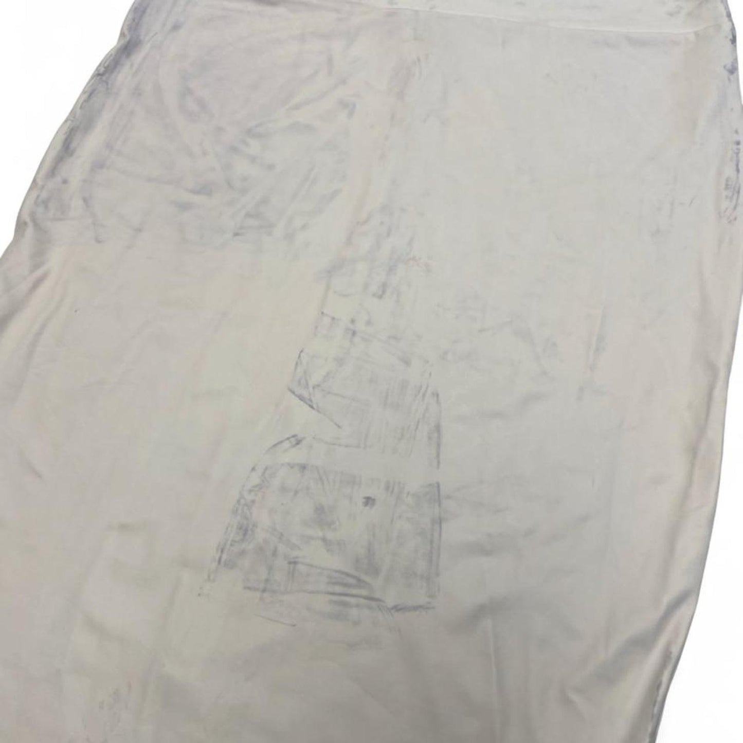 White maxi skirt