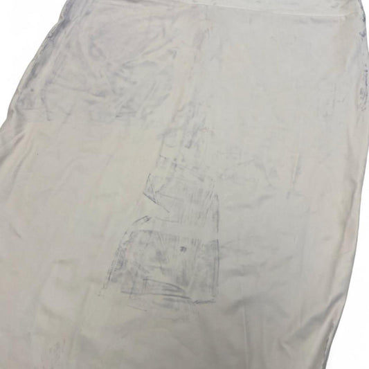 White maxi skirt