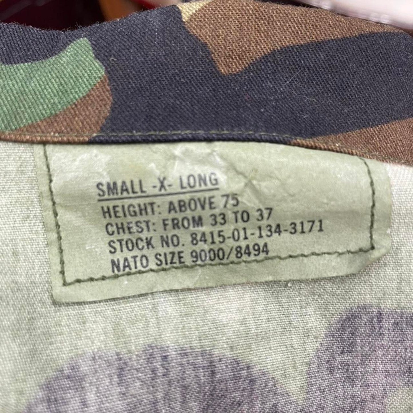 Camo button up jacket