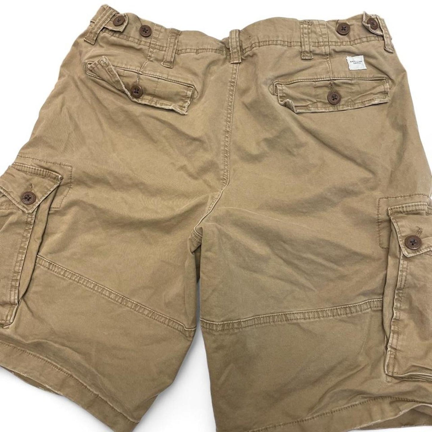 Tan cargo shorts