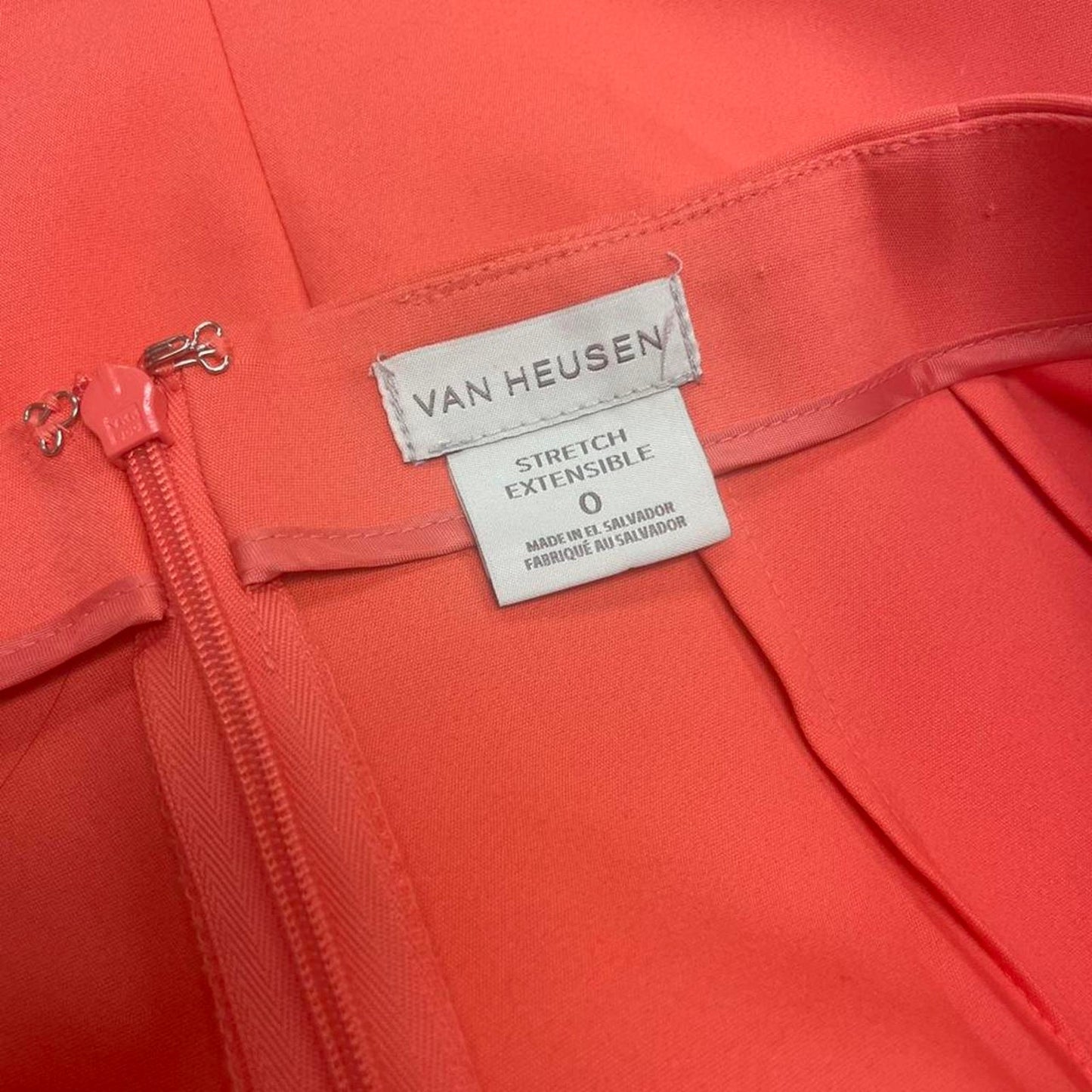 Van heusen orange skirt size