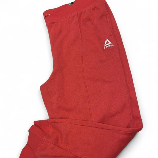 Reebok red sweatpants with drawstring